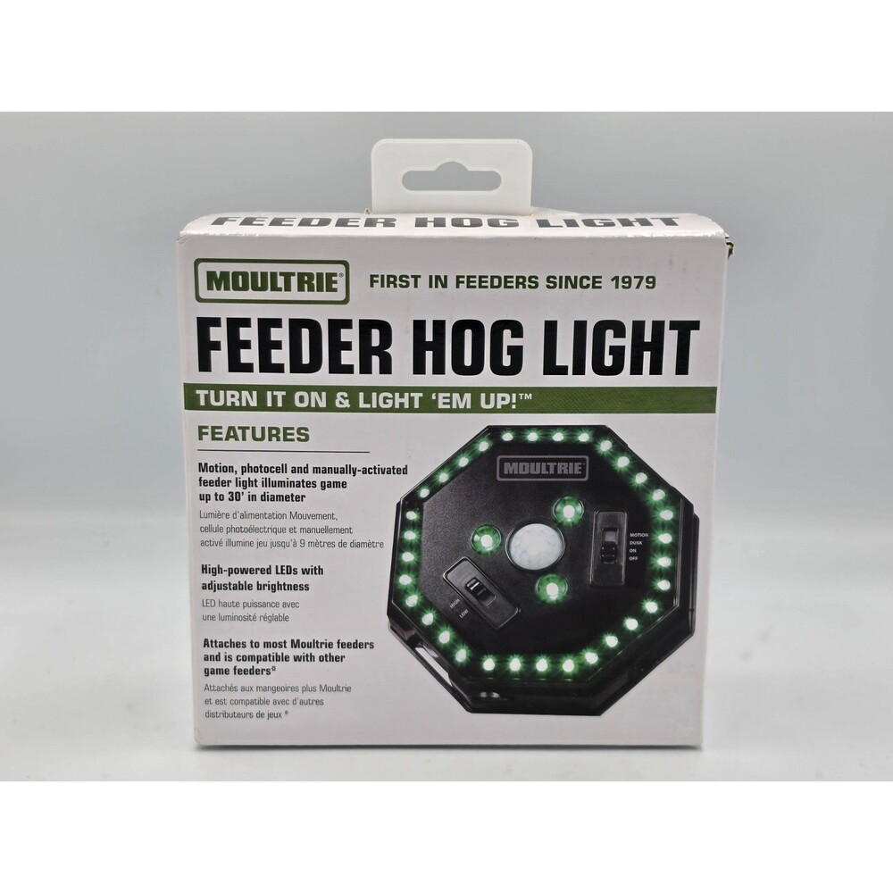 Moultrie Feeder Hog Light | 35 LEDs | 4-Way Switch | Attaches to Most MOU